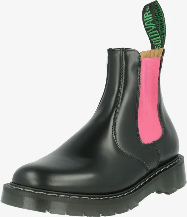 Solovair Chelsea Boots ‘Pink & Black Dealer’ 1
