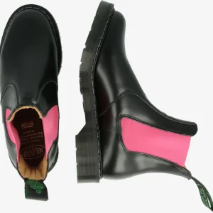 Solovair Chelsea Boots ‘Pink & Black Dealer’ 7